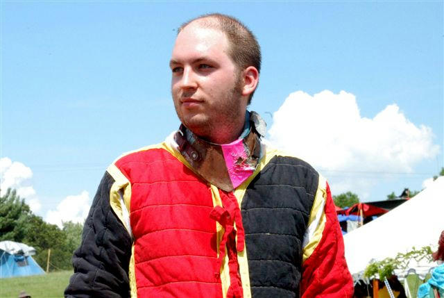 A photo of Ben Overmyer in the SCA in 2010